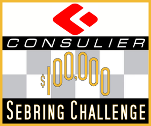 This is another image of the $100,000.00 sebring challenge logo for the factory T-shirt.